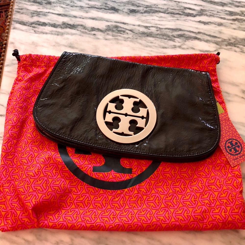 Tory Burch Patent Leather Clutch